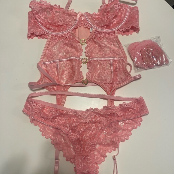 Pink Lingerie Set - Picture 3 of 3